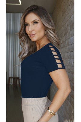 034475  Blusa Ramany Lisa Bordada